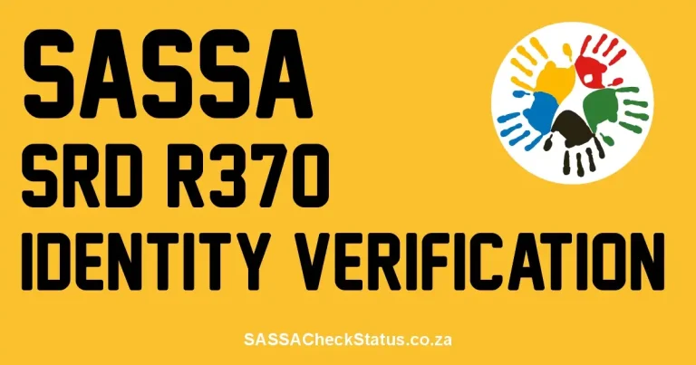 SASSA Identity Verification Required