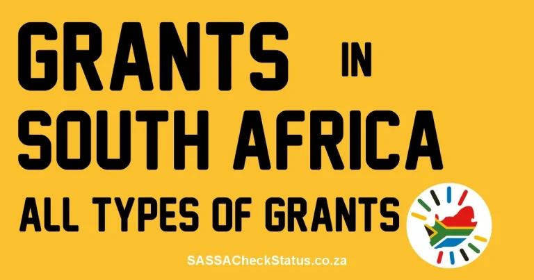 Grants in South Africa (All Types of Grants)