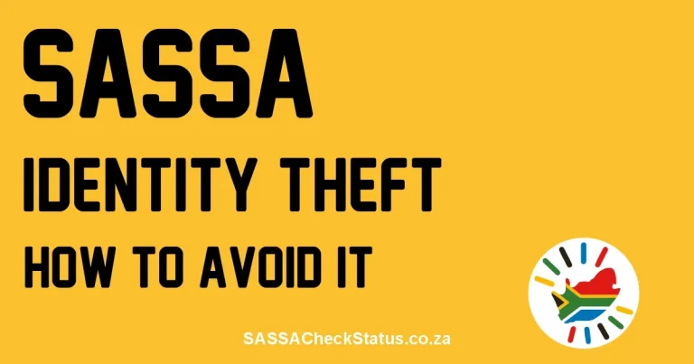 How Can I Avoid Identity Theft for SASSA Grants?