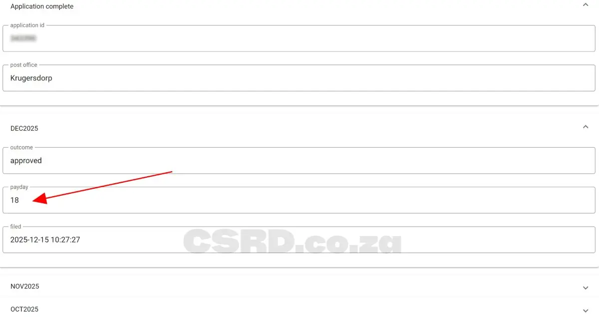 SASSA SRD Payday Check